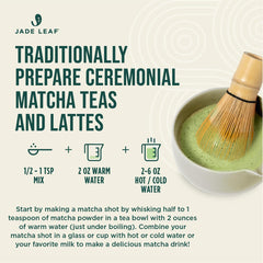 Jade Leaf Matcha USDA Organic label signaling organic certification