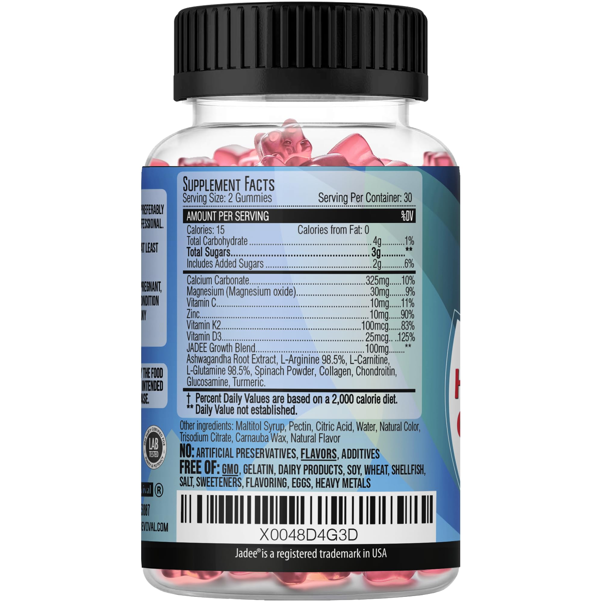 Jadee Height Growth Gummies shown in a family routine setting for daily use.