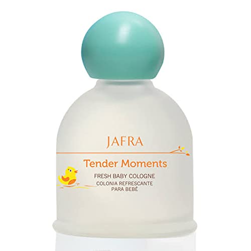 JAFRA Tender Moments Fresh Baby Cologne bottle front, gentle fragrance for baby skin.