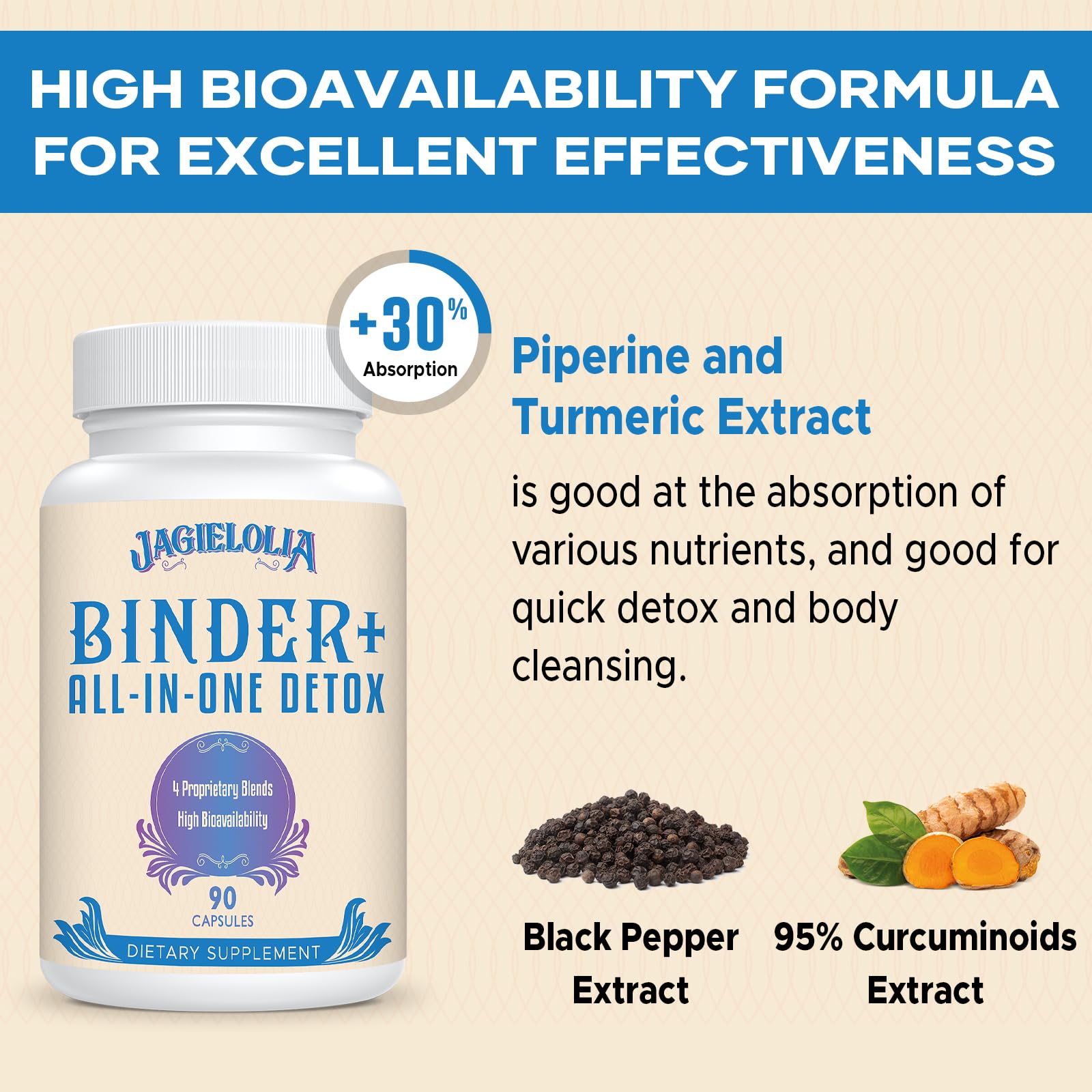 Jagielolia chlorella and spirulina for nutrient-rich detox.