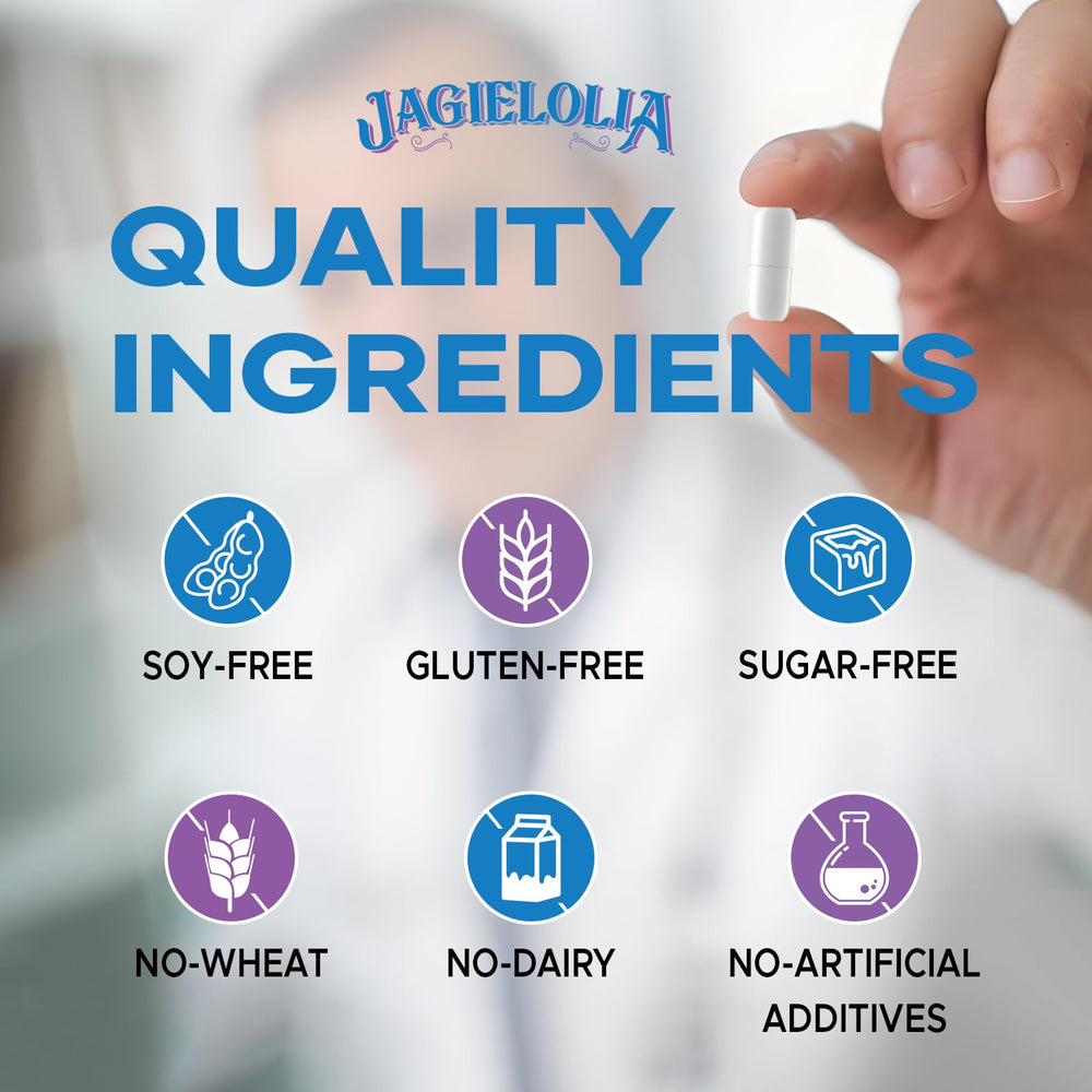 Jagielolia probiotic and prebiotic blend promoting gut flora balance.