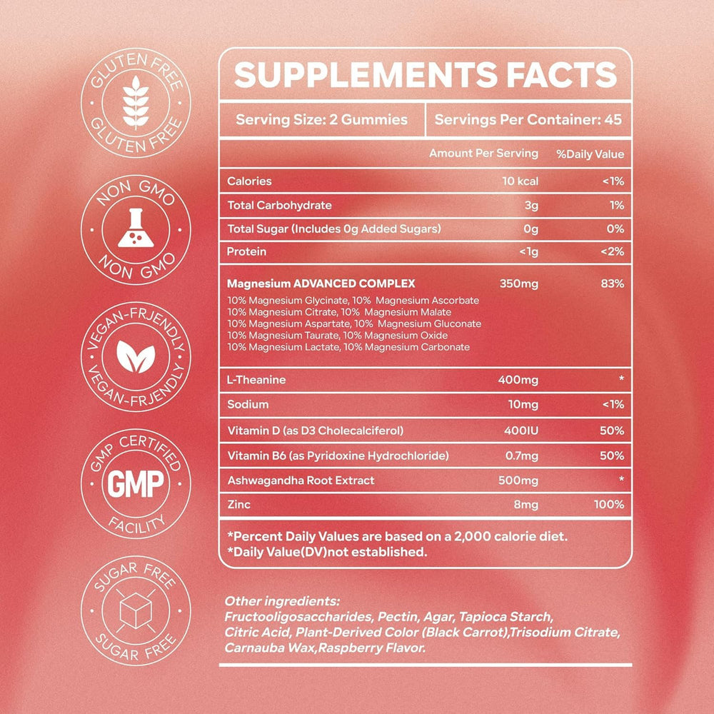 Close-up of Jajehalo raspberry-flavored gummies showing sugar-free formula and smooth chew.