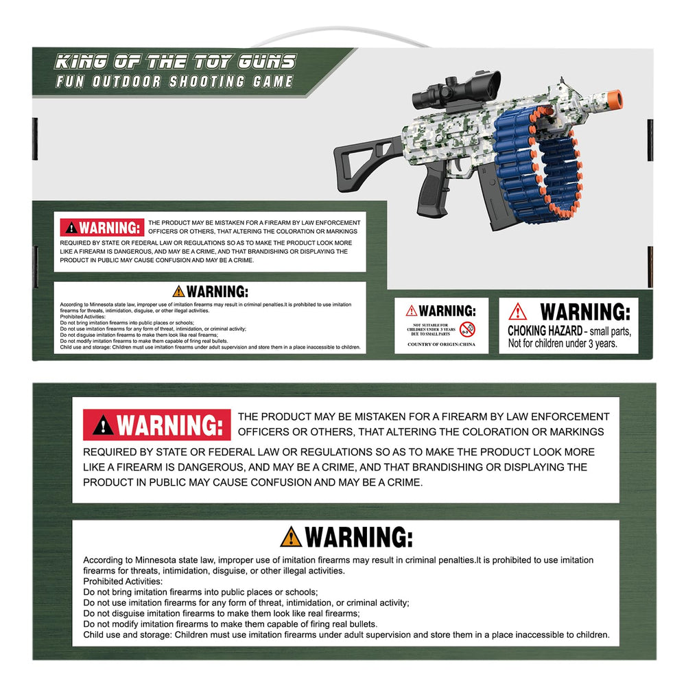 JakMean compliant with safety norms with orange tip for non-firing appearance.