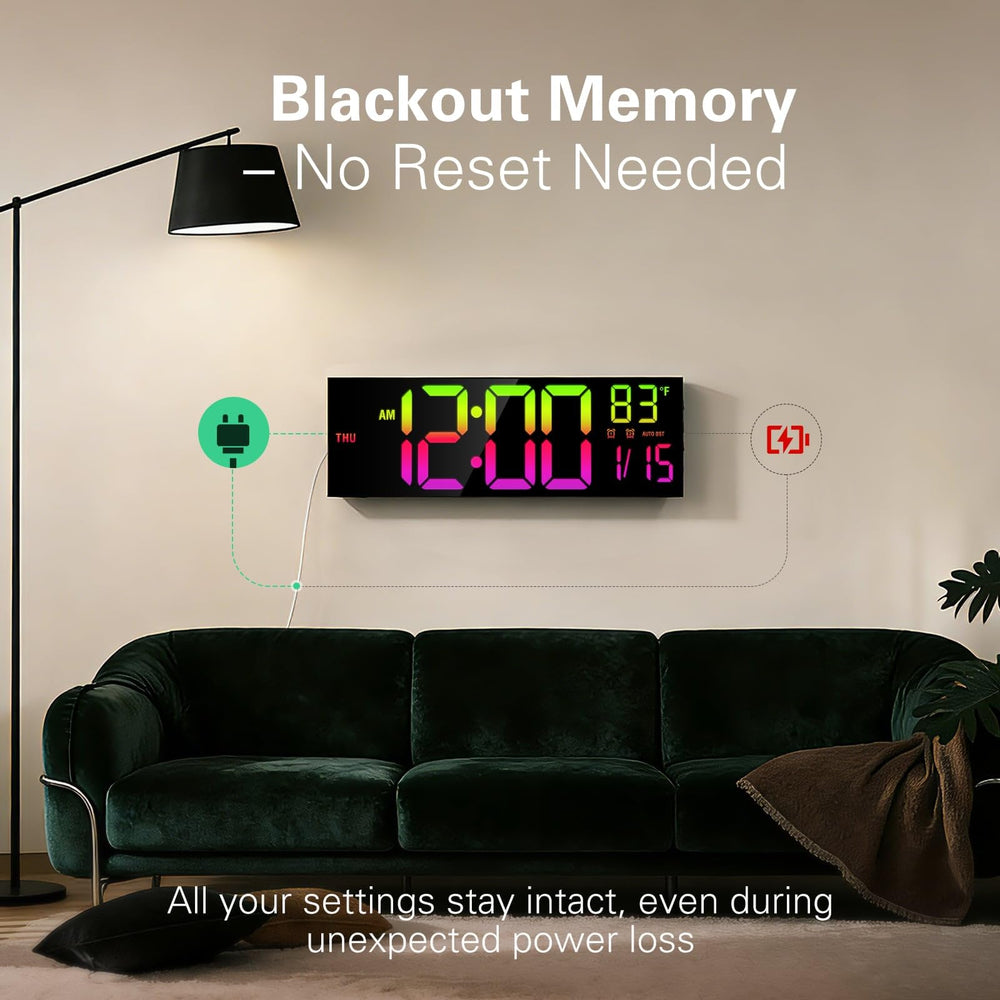 JALL memory backup preserves time and alarms during outages.