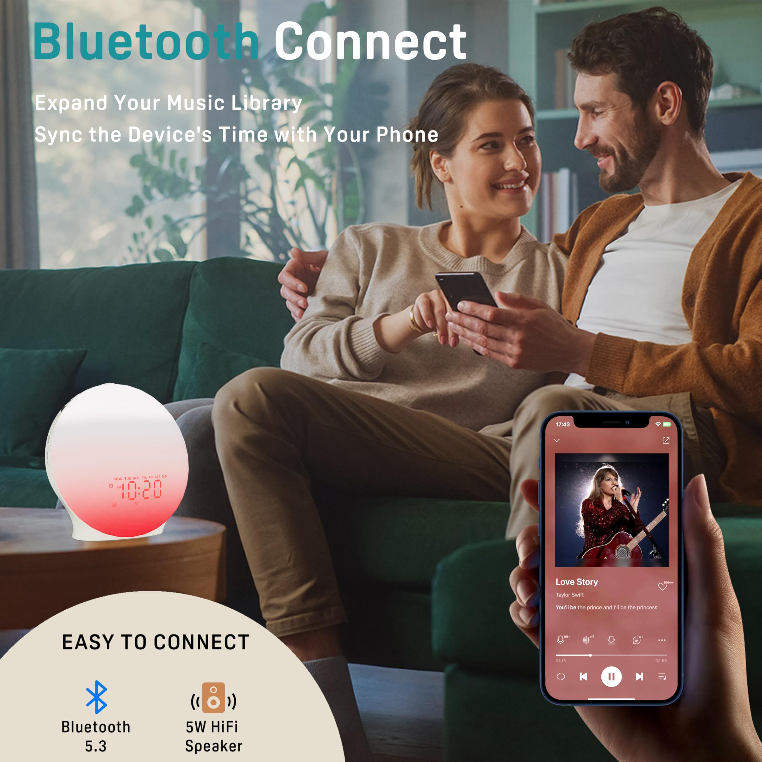 JALL Bluetooth speaker playback for personal playlists
