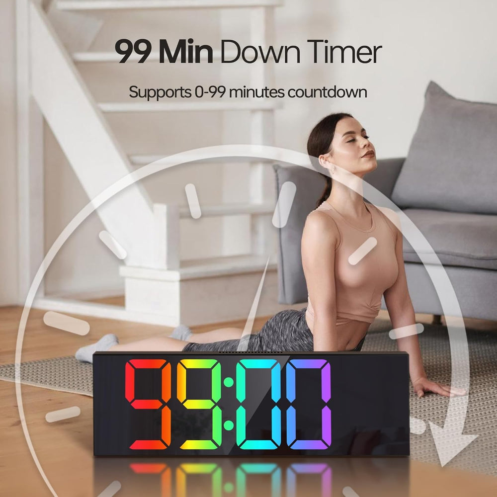 JALL temperature display with night light creating a cozy ambiance.