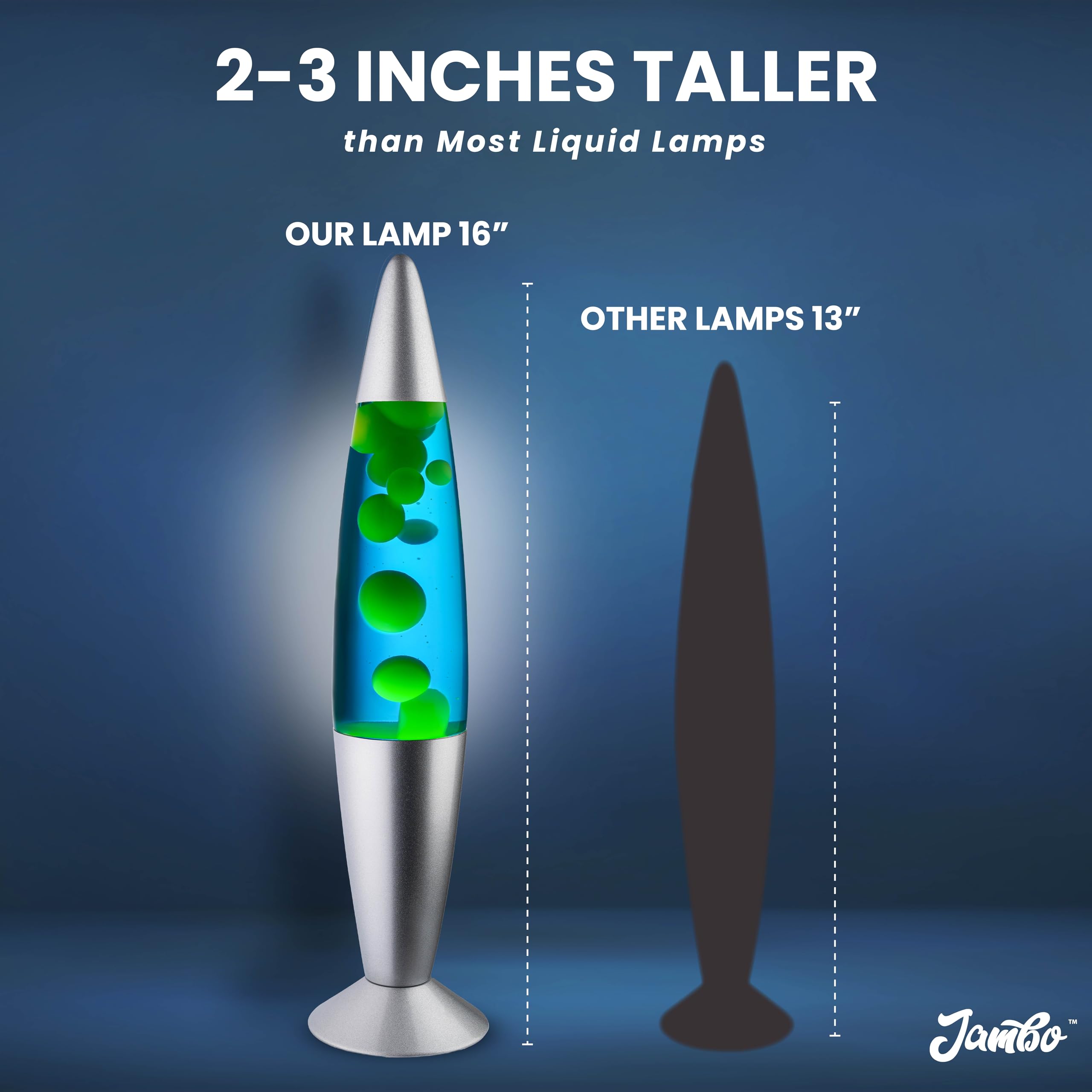 JAMBO liquid lamp makes a versatile gift for adults and kids.