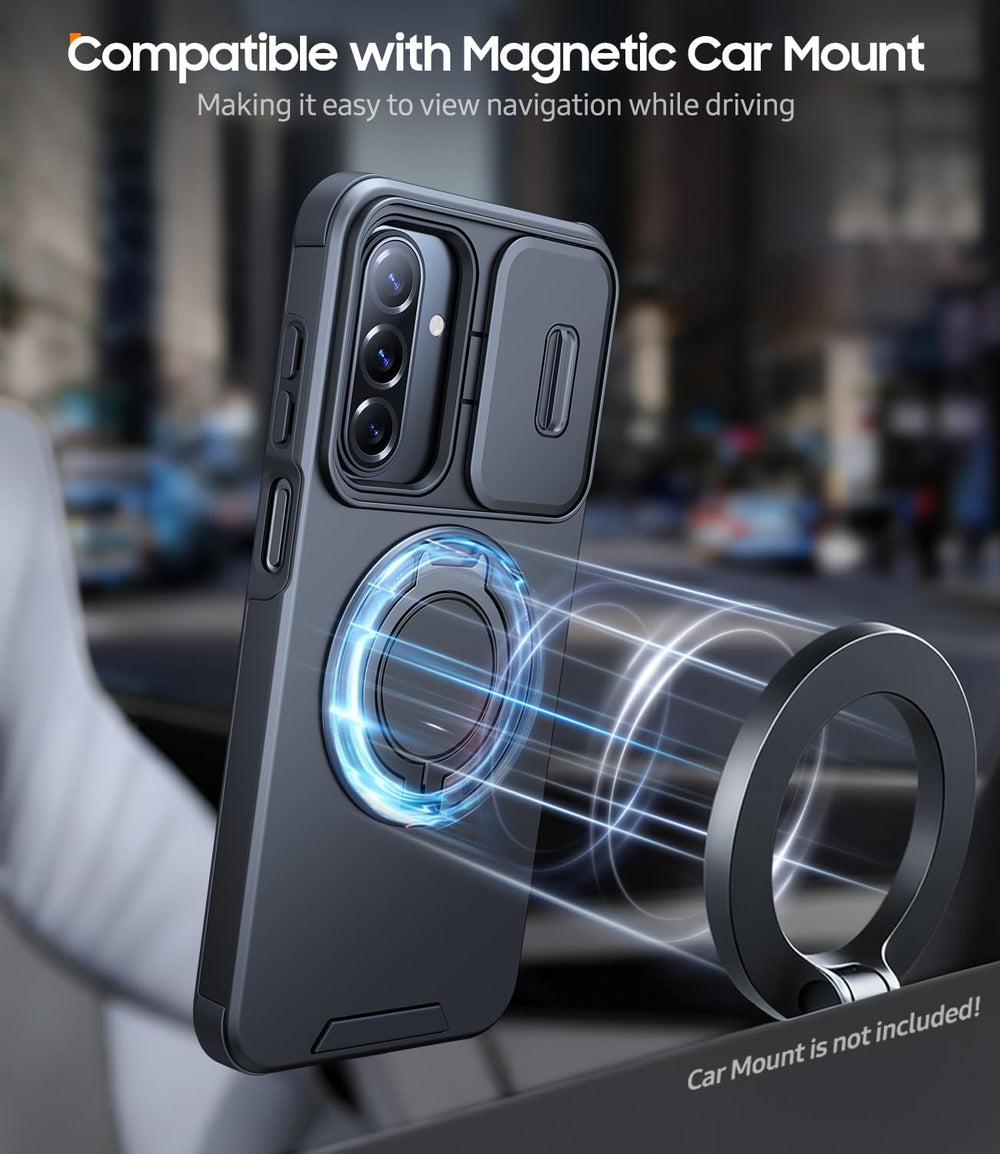 JAME Galaxy A16/A17 case raised edges protect screen and camera