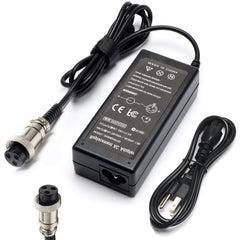 Janboo 24V scooter charger powering Razor MX350 for reliable top-ups