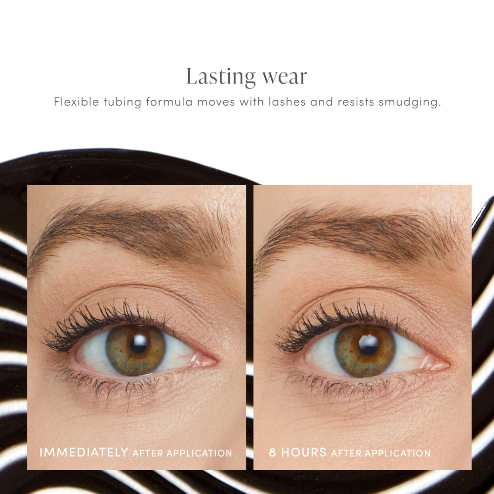 Jane Iredale Lash Fixation removal with warm water preview for gentle cleansing.