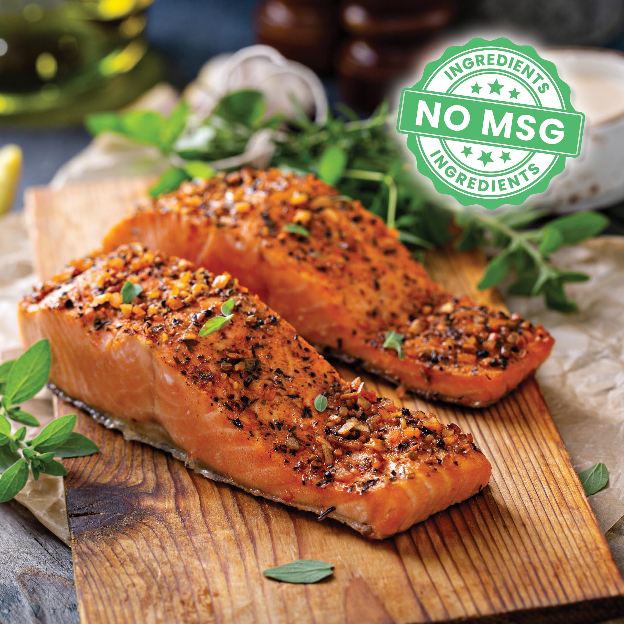 Versatile pantry staple that complements poultry and seafood with Jane's Krazy