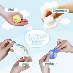 JANESVISSY Easter Taba chick squishy colorful classroom rewards companion