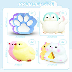 JANESVISSY Easter Taba penguin squishy ideal for desk focus and sensory relief