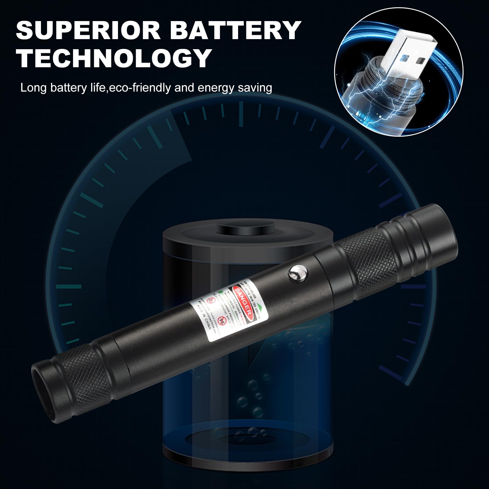 JANHER laser pointer outdoors in hiking or camping with clear signaling.