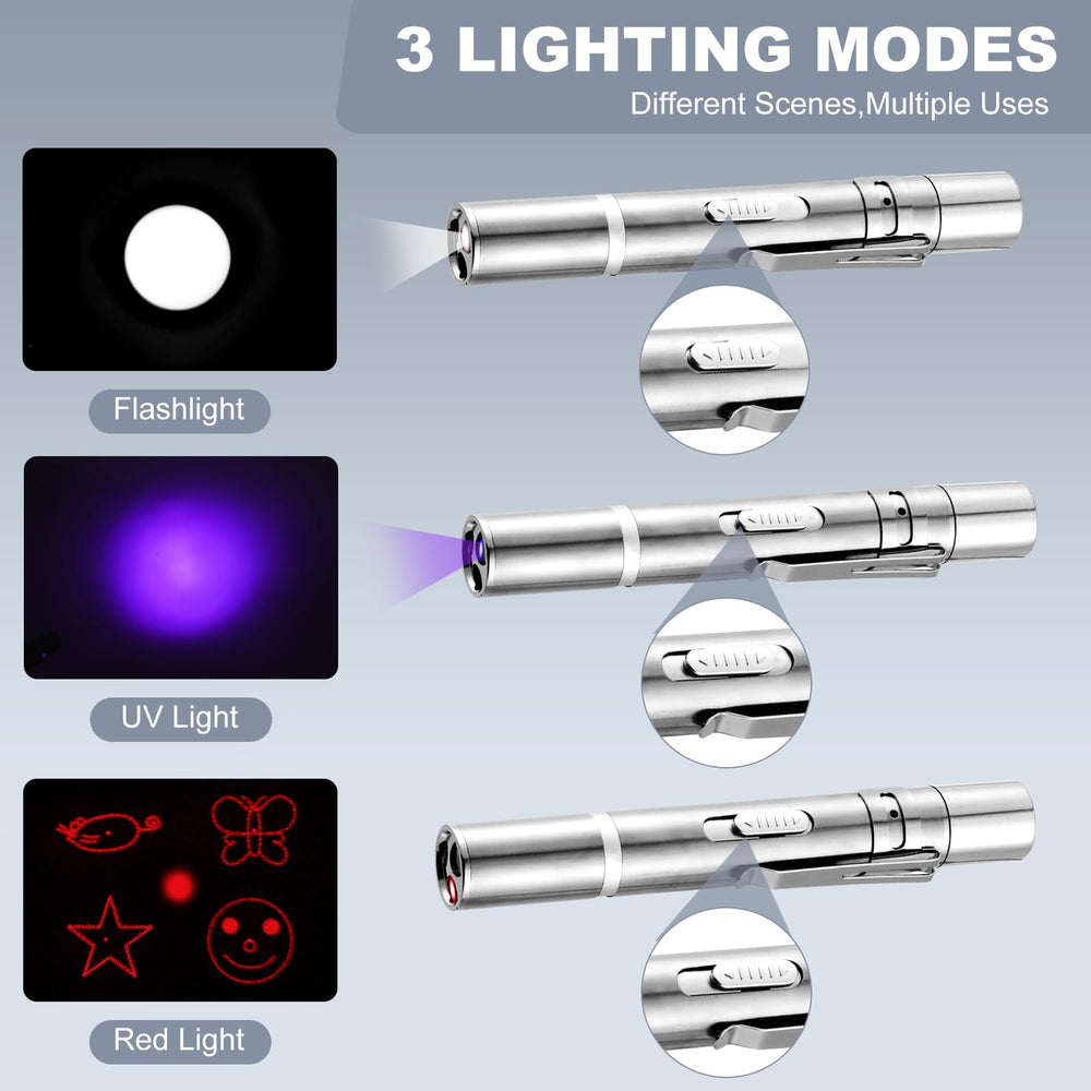 JANHER Laser Pointer in red mode engages pets during chase sessions.