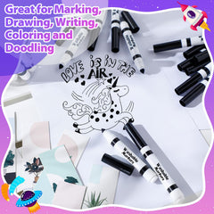 Janjaugh non-toxic odorless markers are safe for children during art activities.