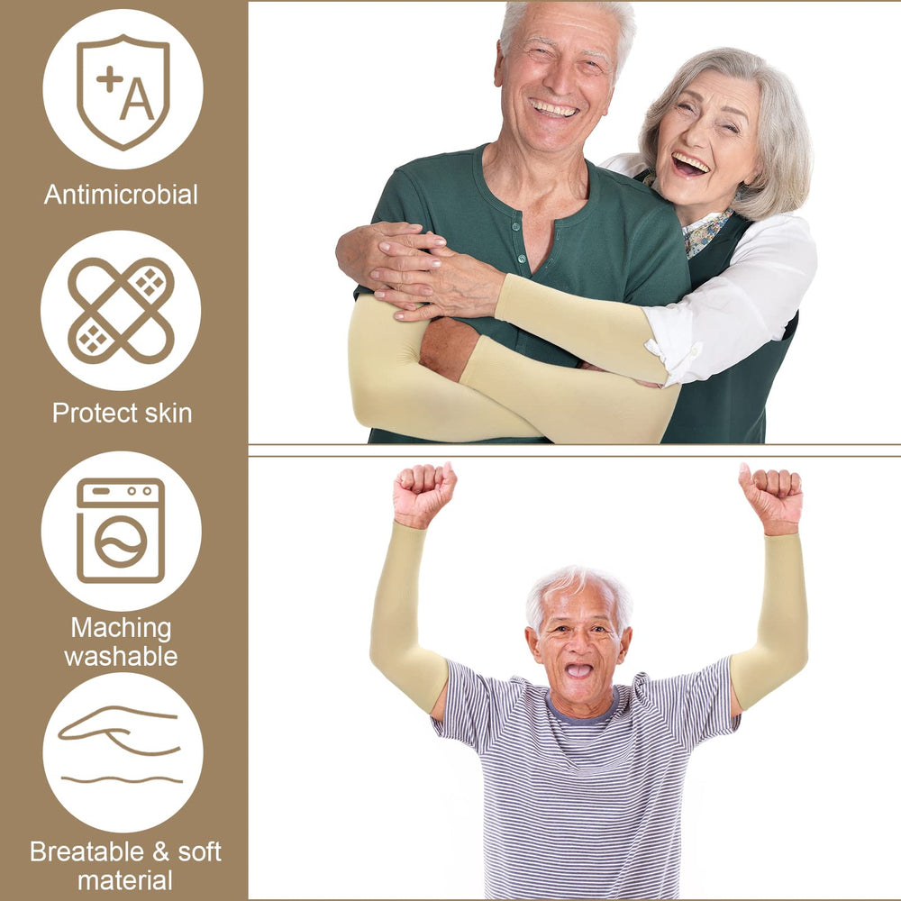 Janmercy breathable protective fabric keeps arms cool and comfortable.