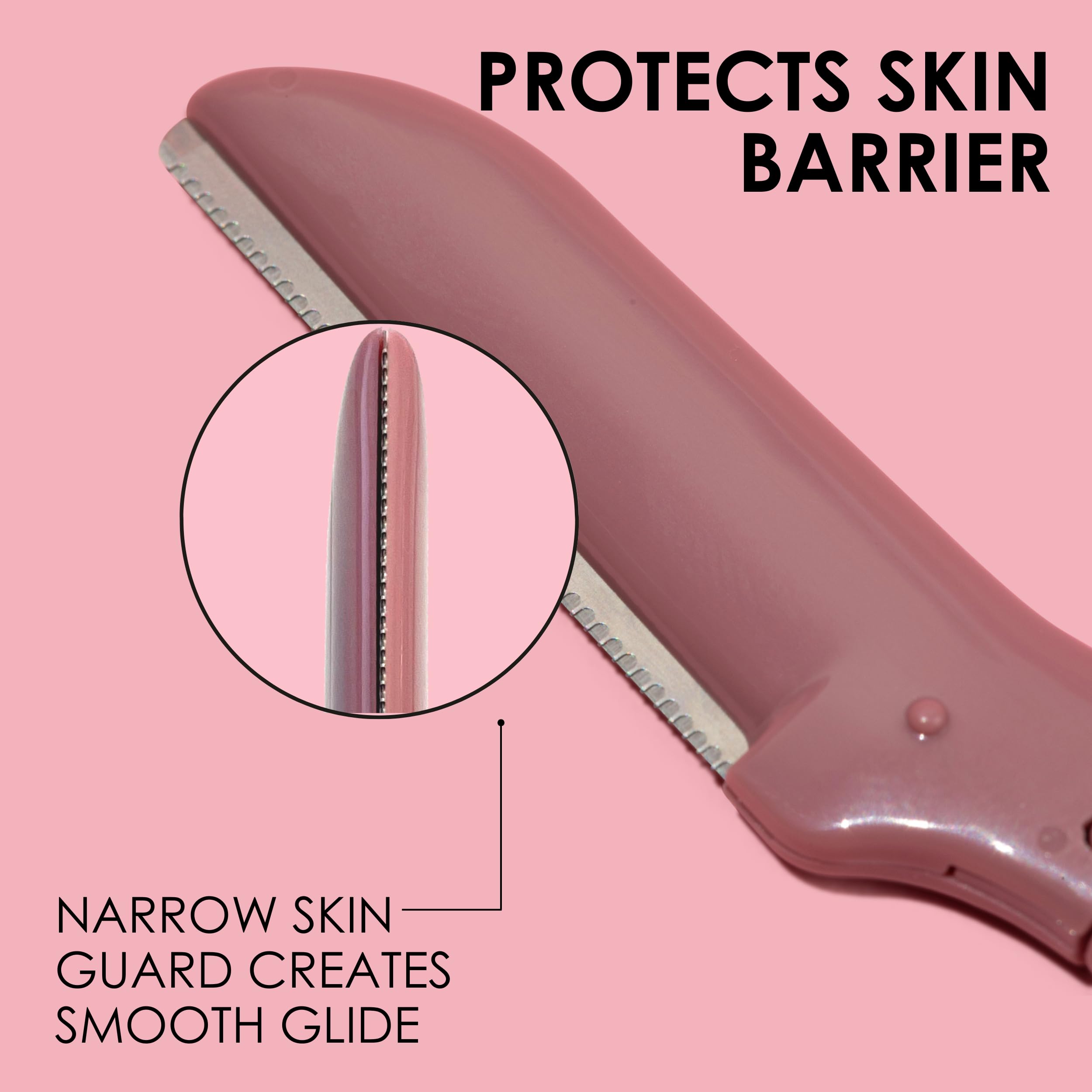 JAPONESQUE Complexion Perfection facial hair removal razor for brows, chin, and lip