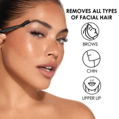 Japonesque dermaplane razor exfoliates skin while removing fine fuzz