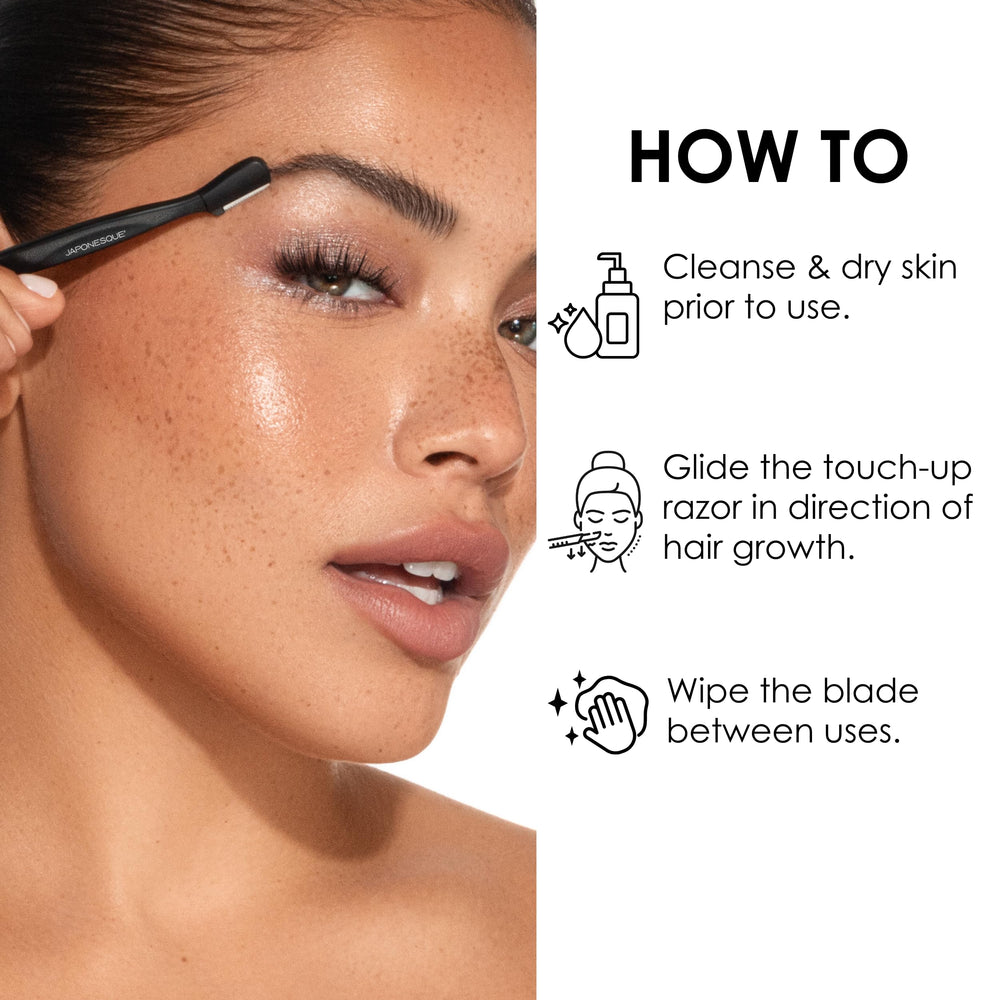 Japonesque stainless steel razor delivers precise, gentle hair removal