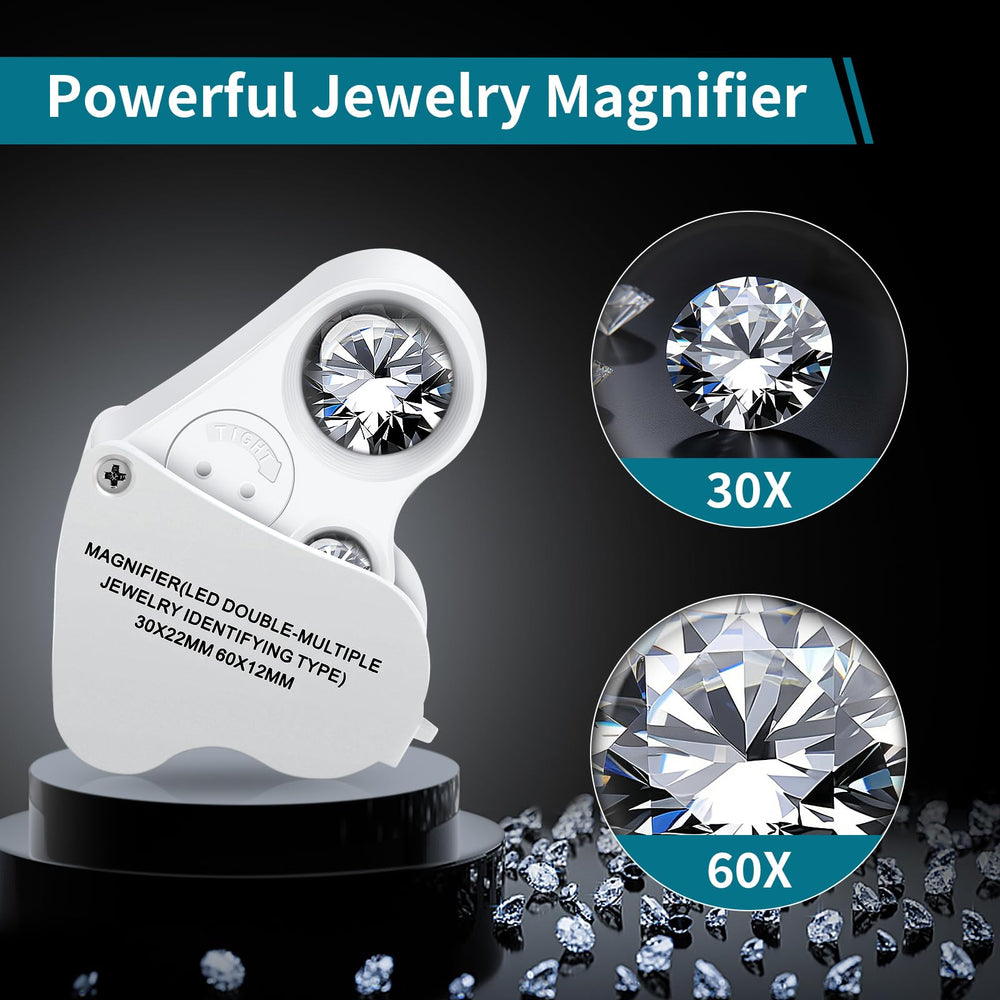 Jarlink LED loupe provides bright close-up view for coins and stamps.