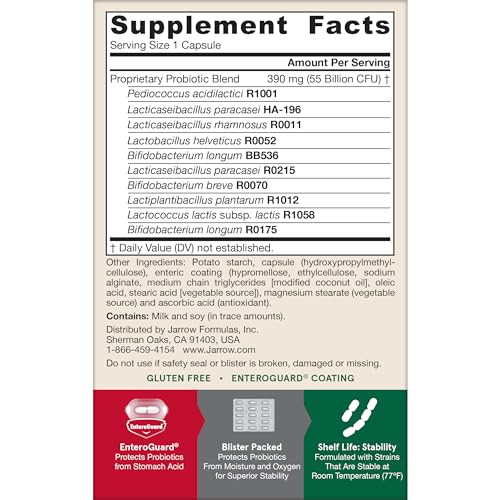 Jarro-Dophilus EPS Advanced daily-dose reminder on packaging