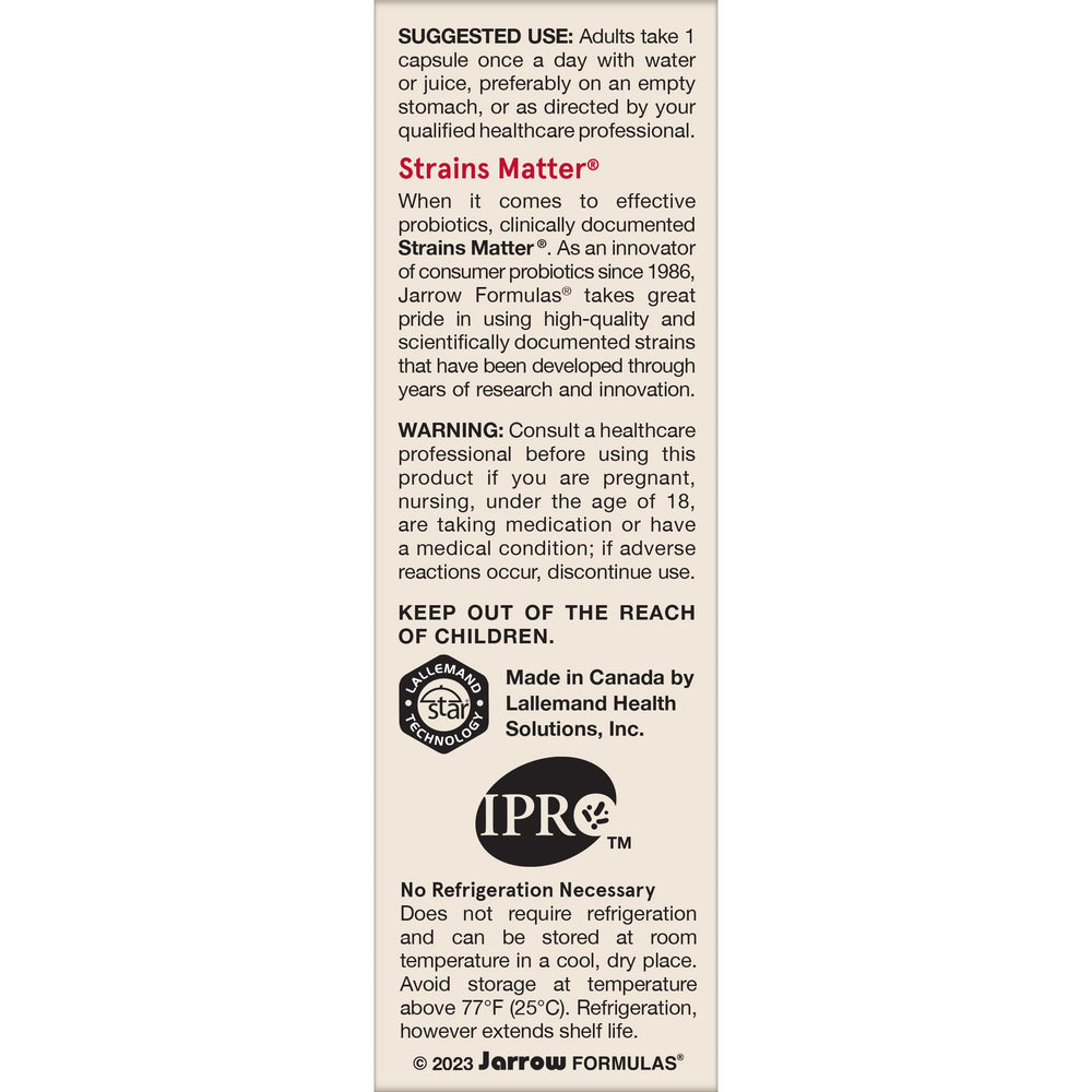 Jarro-Dophilus EPS Advanced vegetarian capsules suitable for daily use