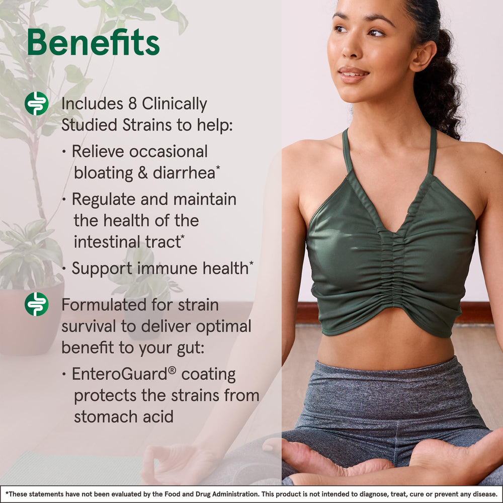 Jarrow Formulas Jarro-Dophilus EPS Enteroguard coating protects probiotics in stomach