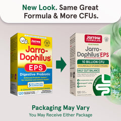 Jarrow Formulas Jarro-Dophilus EPS capsules close-up in veggie form