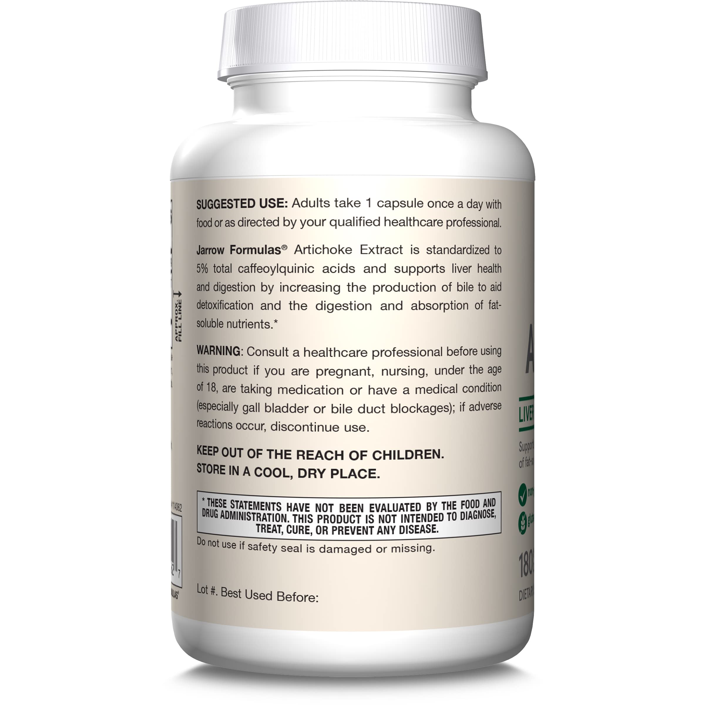 Capsules near a plant motif for natural digestion support.