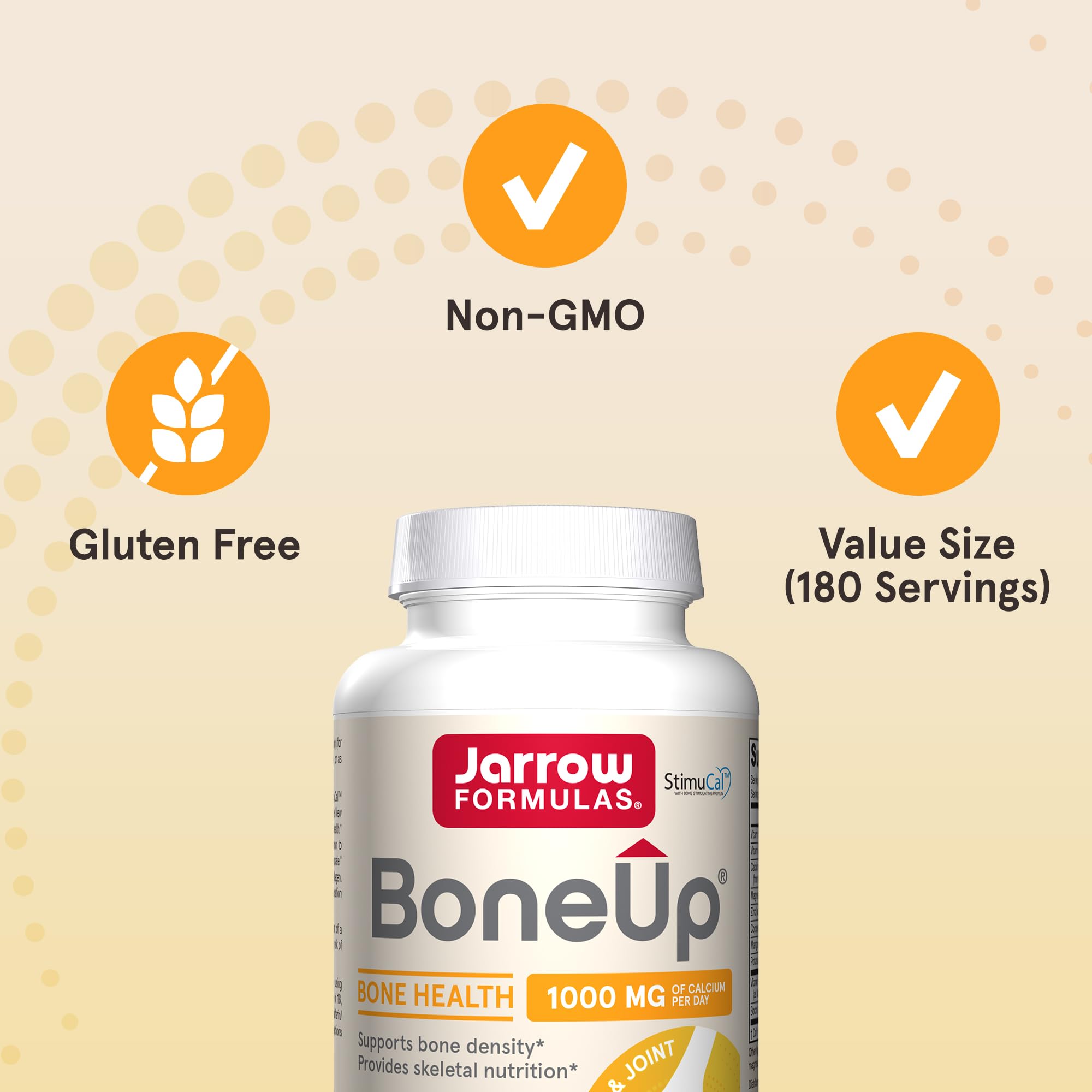 Vitamin D3 and K2 pairing visible on BoneUp packaging