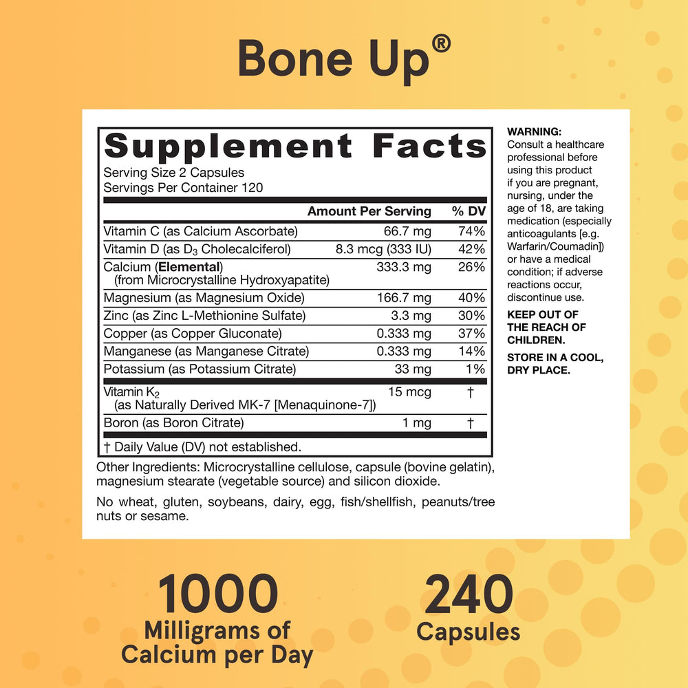 Gluten-free and non-GMO badge seen on BoneUp background