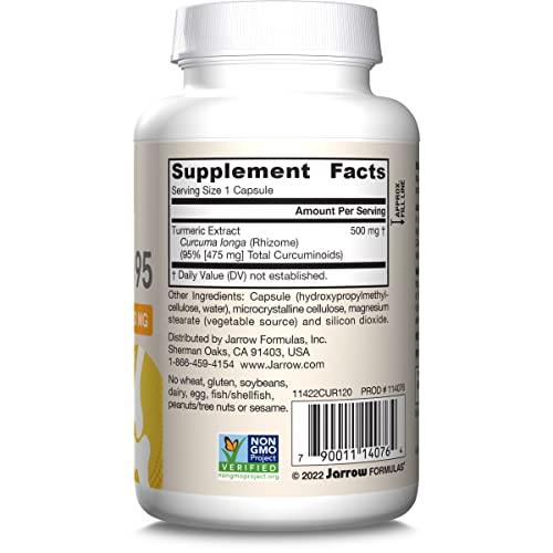 Jarrow Formulas Curcumin 95 kitchen context suggests easy daily intake.