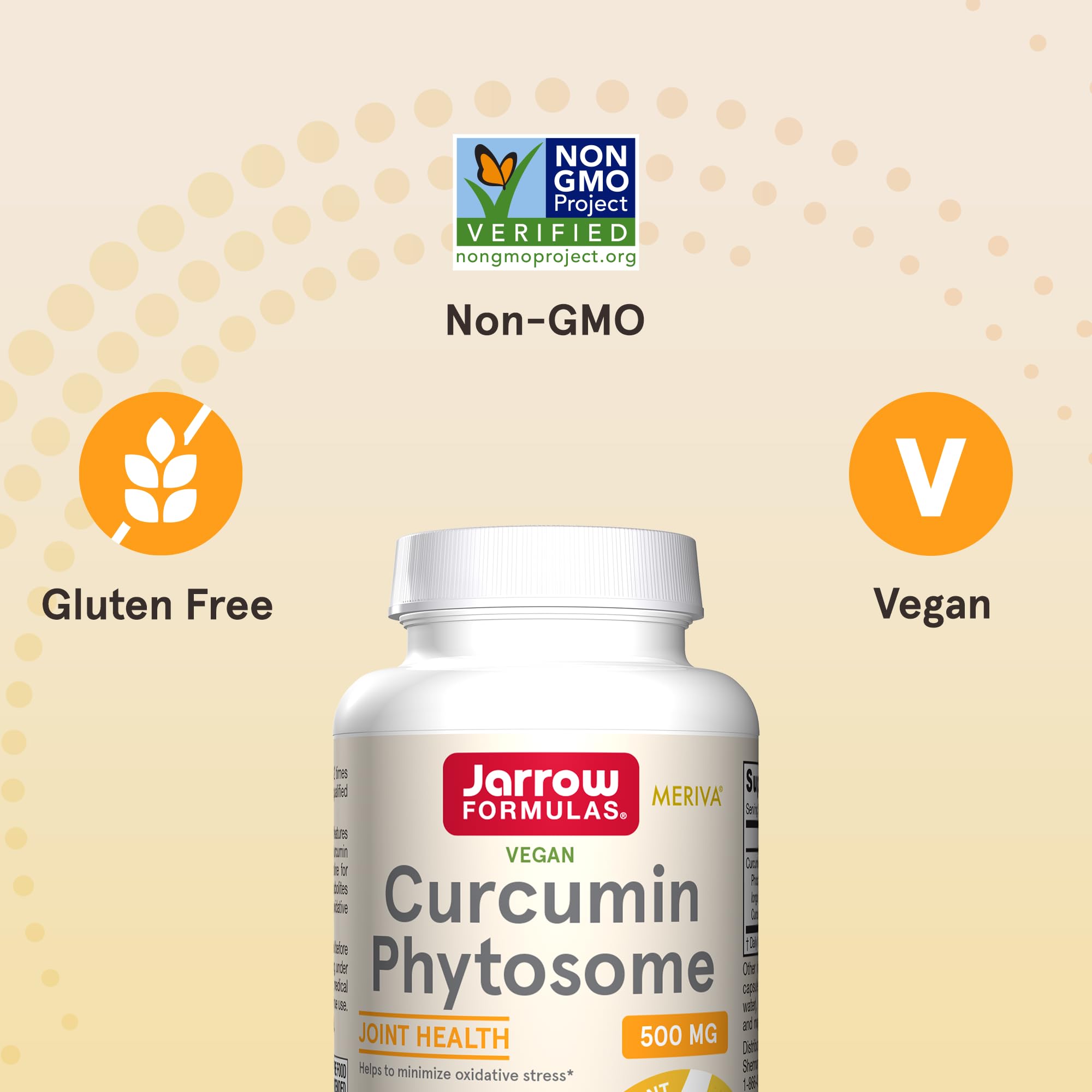 Soy-containing ingredient noted on Curcumin Phytosome packaging.