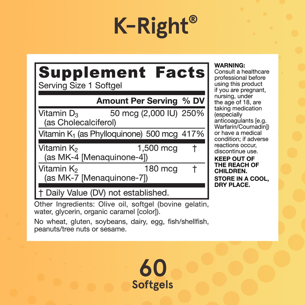 Daily dose graphic showing one softgel per day.