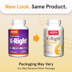K-Right softgels close-up highlighting D3 and K vitamins.