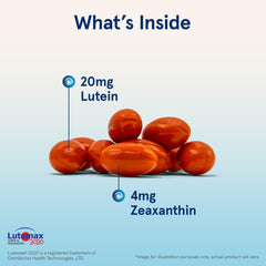 Jarrow Formulas Lutein bottle label shows dosage for macular health.