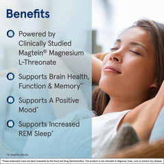 Jarrow Formulas MagMind night-use setup for bedtime routine.