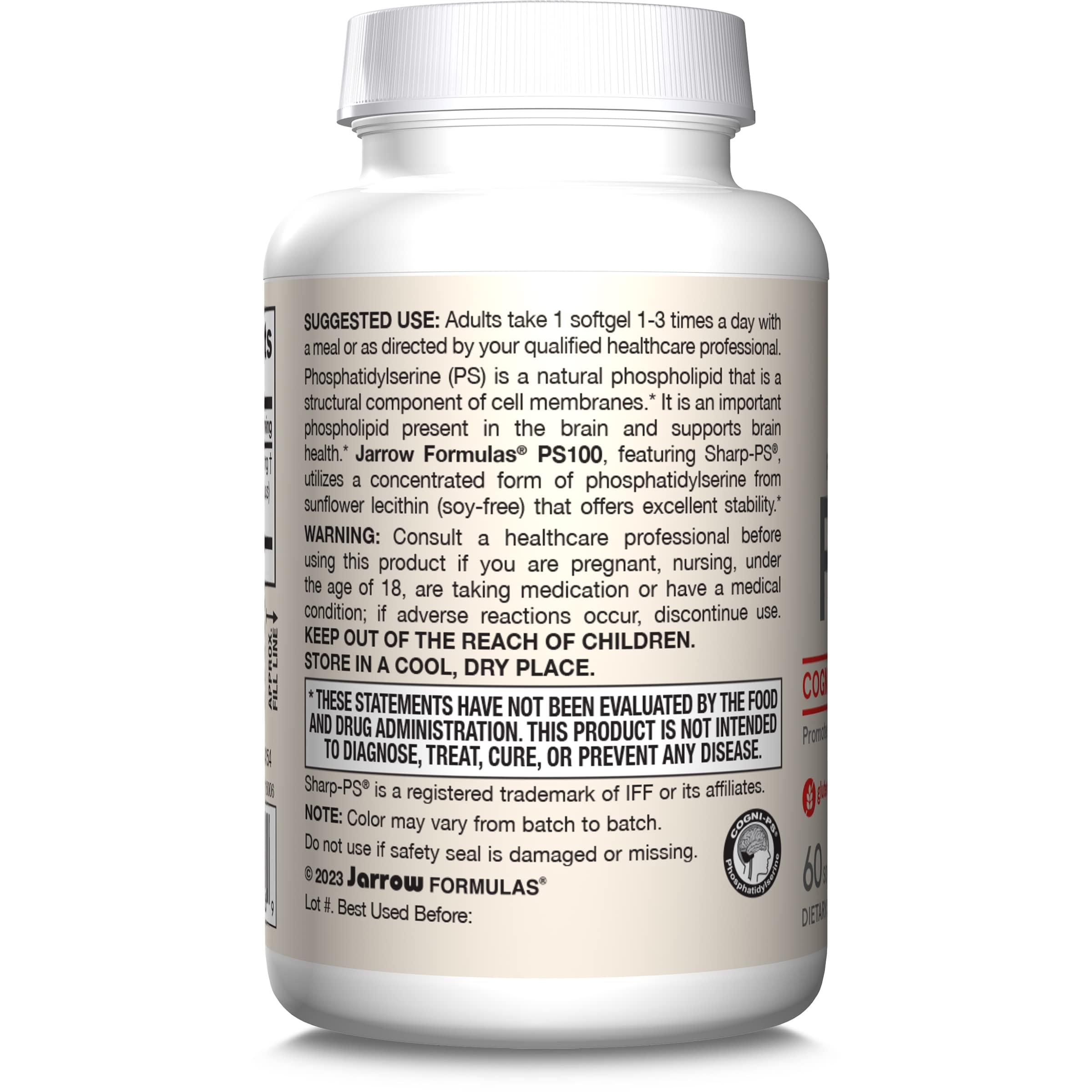 Jarrow Formulas Mastic Gum 100 mg ingredients list detail