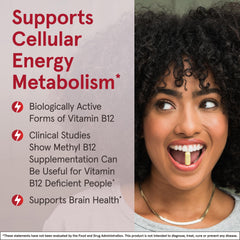 Methyl B-12 tablets dissolving in mouth for easy daily intake