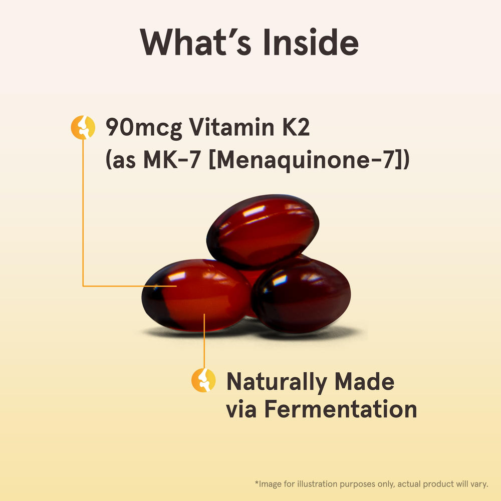 MK-7 bottle label highlighting gluten-free and allergen-free features