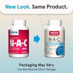 Jarrow Formulas NAC 500 mg bottle side view