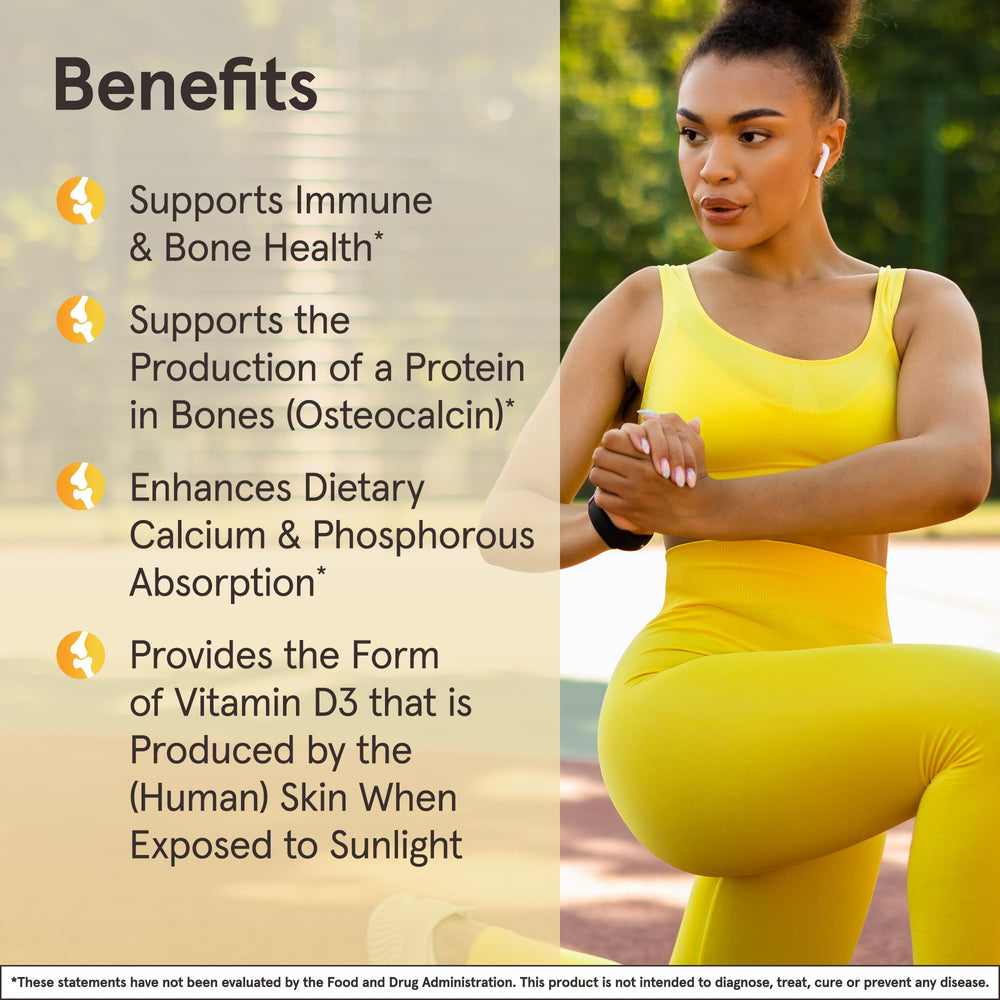 Jarrow Formulas Vitamin D3 dosage panel illustrating 2,500 IU per softgel.
