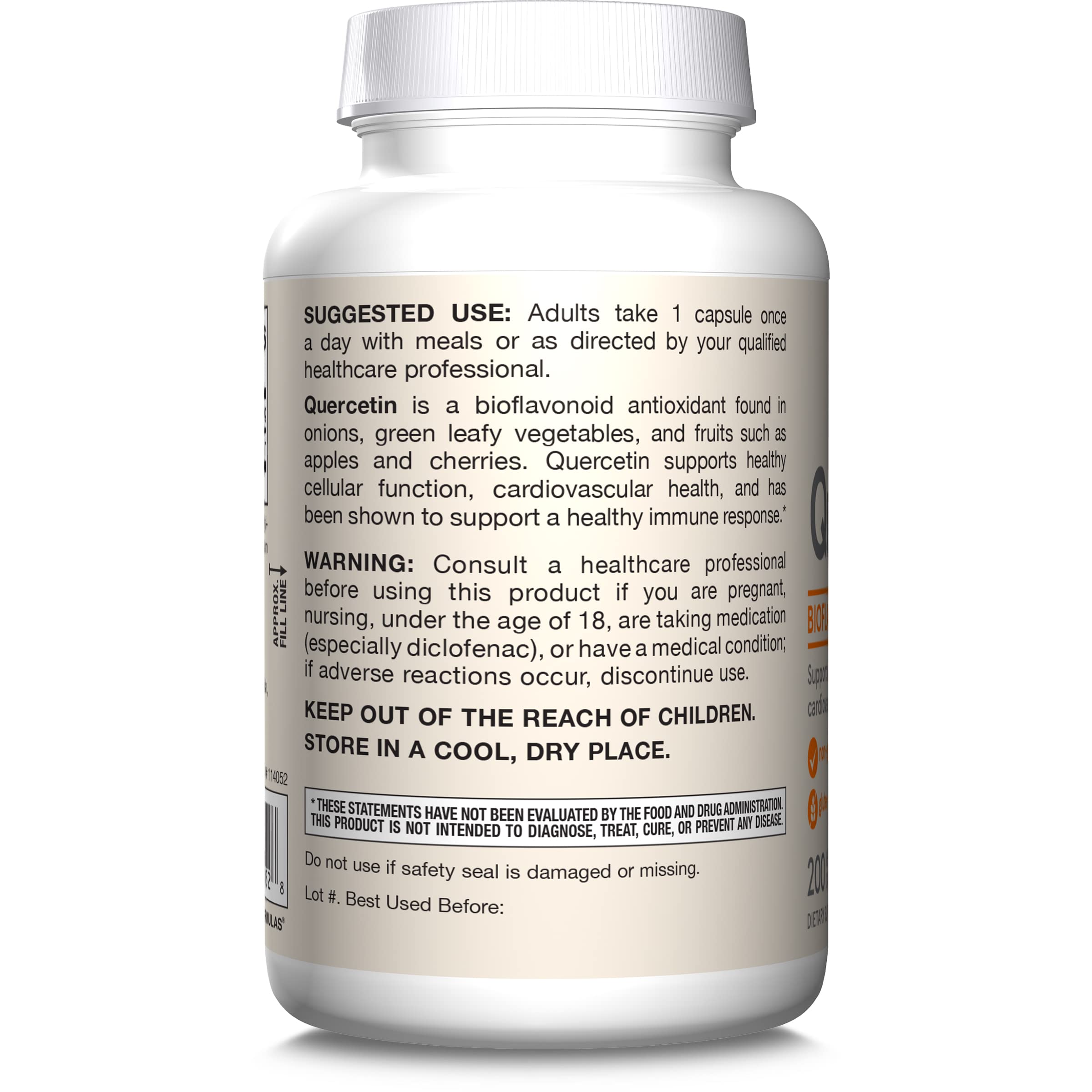 Boxed Jarrow Quercetin packaging shown with lifestyle imagery