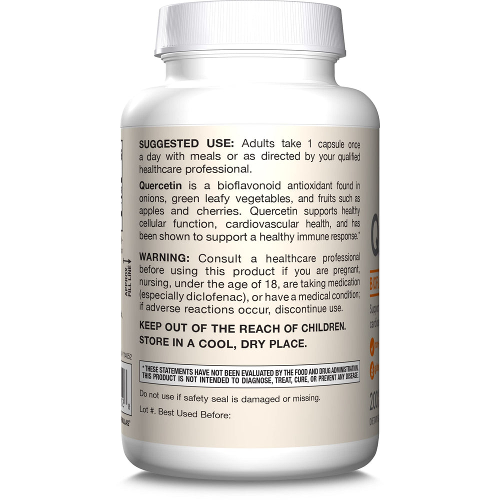 Boxed Jarrow Quercetin packaging shown with lifestyle imagery
