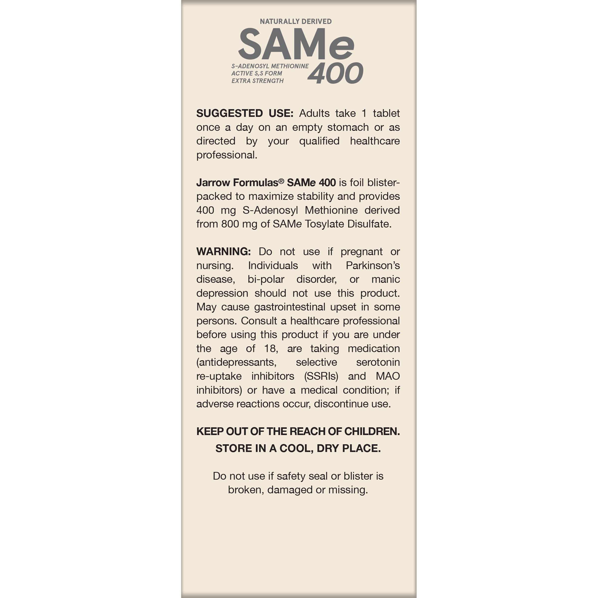 Lab scene shows low-temperature processing reinforcing SAM-e purity