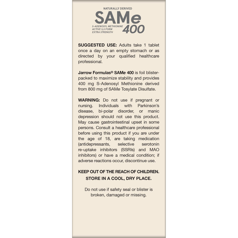 Lab scene shows low-temperature processing reinforcing SAM-e purity