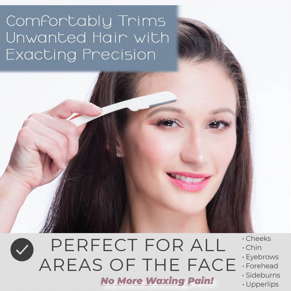 Jasclair Dermaplaning Razor safety guard supports gentle beginner use