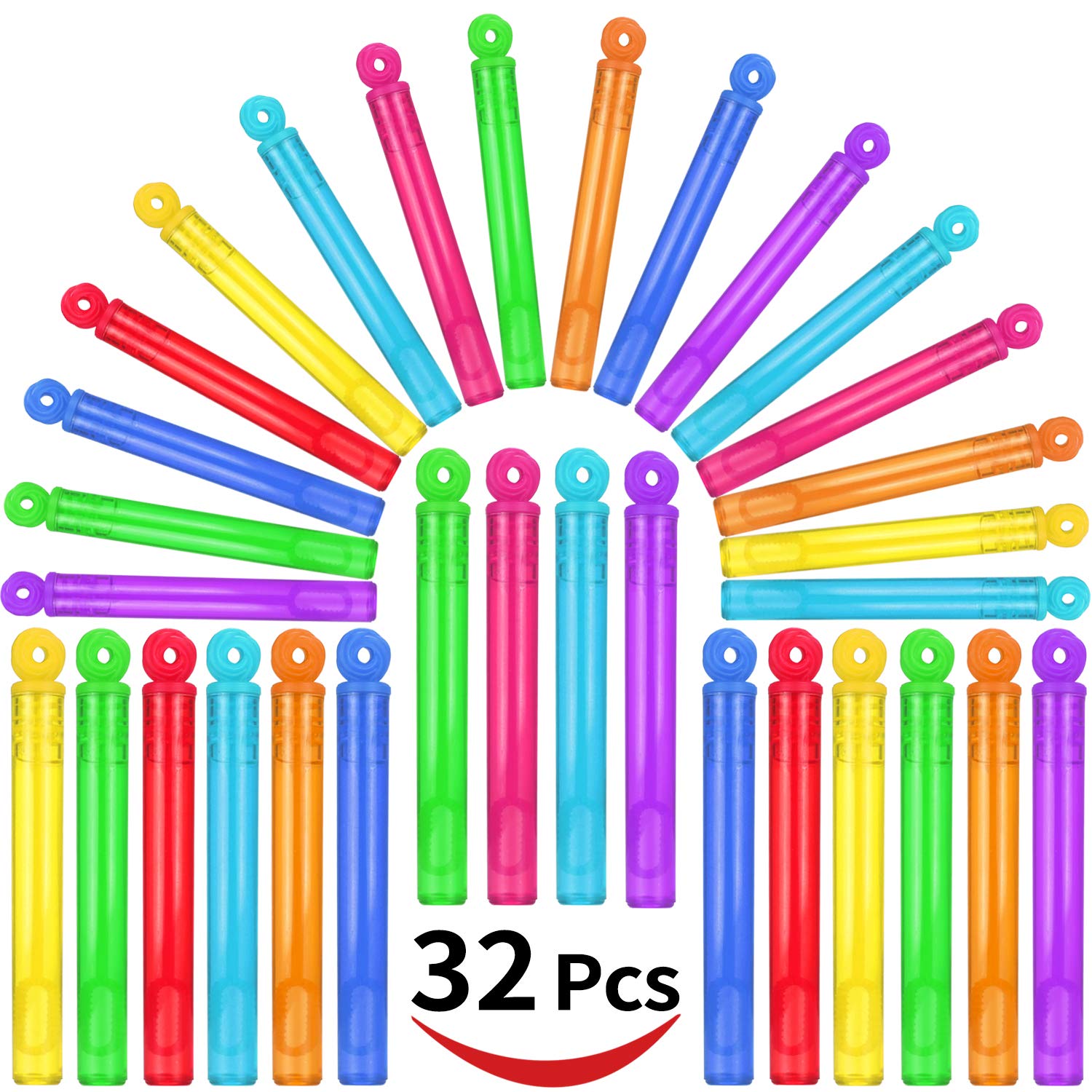 JASNKKONT 4-inch mini wands designed for little hands to blow bubbles.