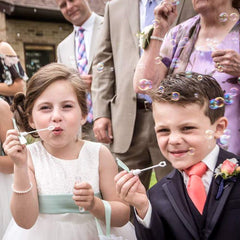 JASNKKONT durable plastic bubble wands for long-lasting play.